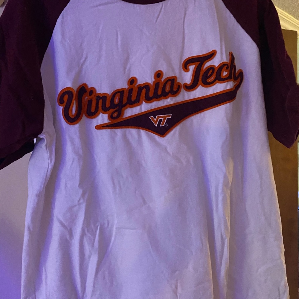 Virginia Tech sewn on logo T-shirt.  Like new
